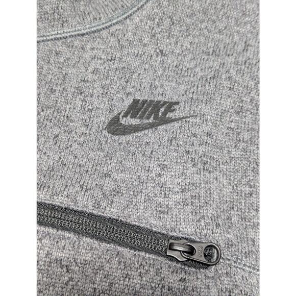 Nike Summit Pullover Sweater Hoodie Fleece Gray Womens X-Large Sportswear Gym - Picture 6 of 6